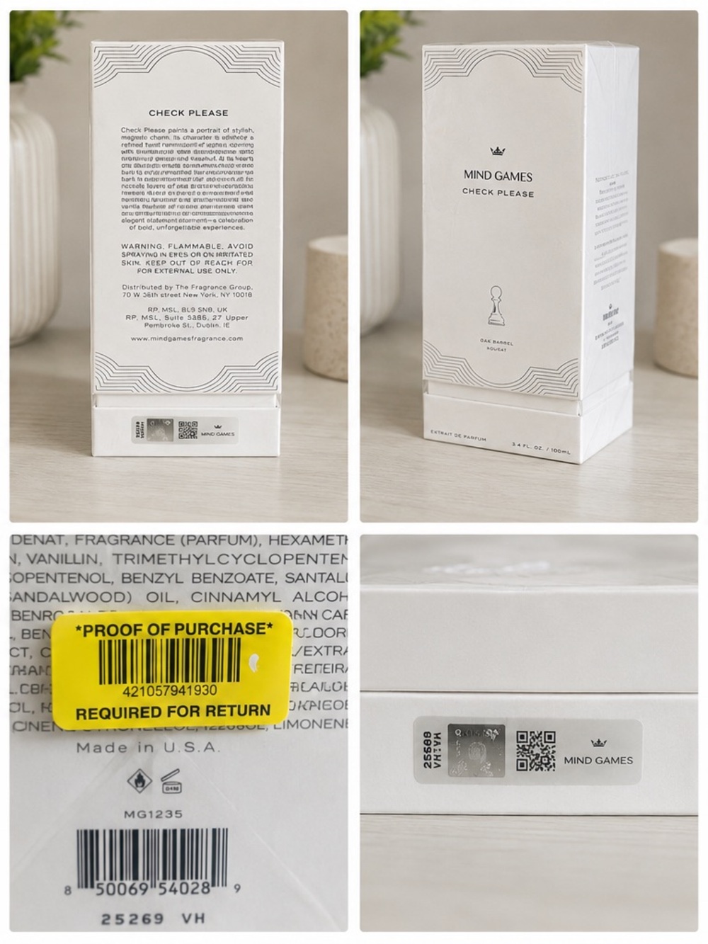 Mind Games Check Please Body Fragrance — White